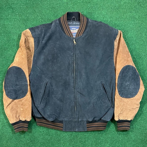 vintage varsity Jackets & Coats Vintage Y2k Suede Varsity Bomber